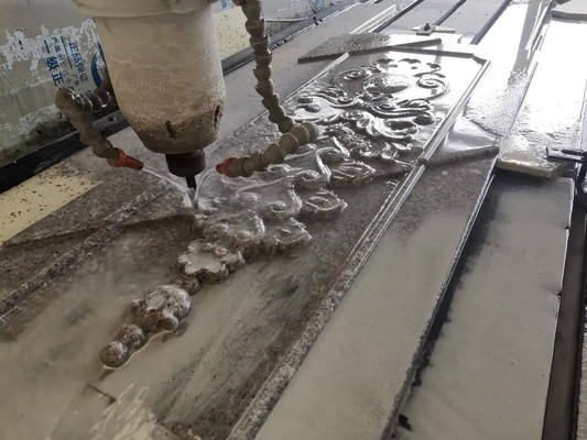 CNC Taş Oymak Makinesi Elektrik Kontrol Sistemi ve Tekrarlanabilirlik için CNC Teknolojisi 0.02mm'lik Doğruluk