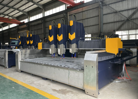 15m/min Hava Hızıyla CNC Taş Oymak Makinesi 0.02mm Hassaslık Hassas gravür için Elektrik Gücü