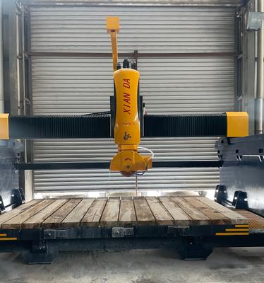5 + 1 Eksenli CNC Taş Köprüsü Çakmak Makinesinin Çarpma Masası