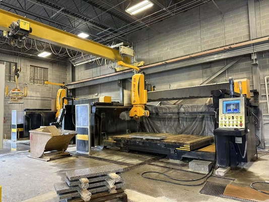 Taş işleme için çok fonksiyonel 5 Eksenli CNC Köprü Kesme Makinesi