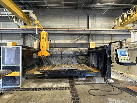 Taş işleme için çok fonksiyonel 5 Eksenli CNC Köprü Kesme Makinesi