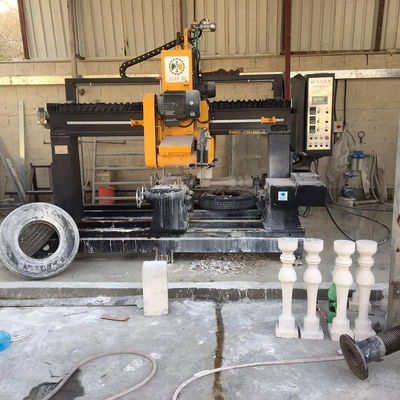 Taş İşleme için PLC/CNC Kontrollü ve 500mm Maksimum İşleme Çapına Sahip Yüksek Verimli 4PCS Korkuluk Kesme Makinesi