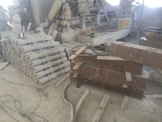 Taş İşleme için PLC/CNC Kontrollü ve 500mm Maksimum İşleme Çapına Sahip Yüksek Verimli 4PCS Korkuluk Kesme Makinesi