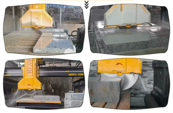 Yüksek Hızlı Dört Sütunlu Orta Blok Kesme Makinesi Orta Blok için Kesme