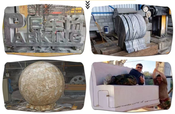 4 Eksenli CNC Elmas Tel Testere Makinesi Hassas Taş Kesimi Özel Şekiller ve Kavisli Tasarımlar İçin