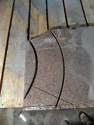 5 Eksenli CNC Köprü Tipi Kesme Makinesi, 3400x2000mm Çalışma Masası ve Granit ve Mermer İçin 0°-360° Kafa Dönüşü