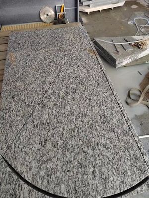 5 Eksenli CNC Köprü Tipi Kesme Makinesi, 3400x2000mm Çalışma Masası ve Granit ve Mermer İçin 0°-360° Kafa Dönüşü