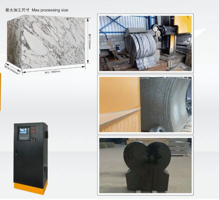 Mermer Granit Profili için Kompakt Dört Eksenli CNC Elmas Tel Çakma Makinesi - CE Sertifikalı Küçük Taş Kesme Makinesi