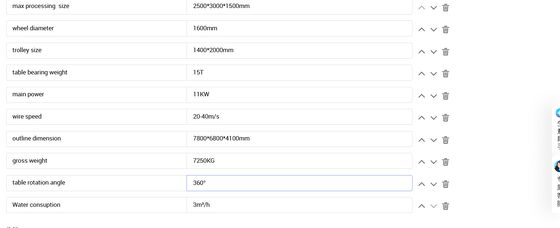 CNC Mono Tel Testere Makinesi 4 Eksen Bağlantılı 2500x3000x1500mm Mermer Granit Ark Levha Sütun Roma Sütun Taş Kesme İşleme İçin