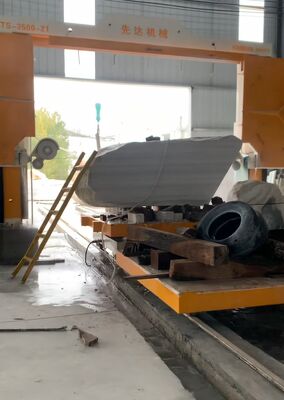 3500*3000*1800mm Maksimum İşleme Boyutlu ve 11kw Ana Motorlu CNC Elmas Tel Testere Makinesi (Taş Kesimi İçin)