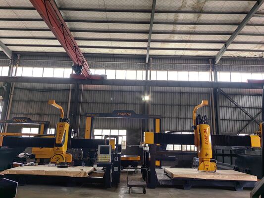 Taş İşleme ve 3200x2000mm Maksimum Boyut İçin DDX Sistemli Otomatik 5 Eksen Köprü Kesme Makinesi