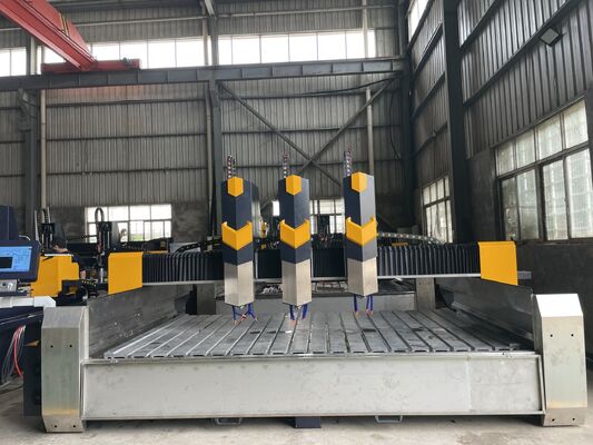 CNC Taş Oymak Makinesi 0.02mm Doğruluk 15m/min Hava Hızı Hızlı Oymak için Elektrik Gücü