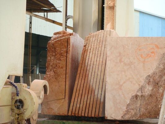 3000×3000×1500 mm Mermer ve Granit Blok Bölme için Senkron Vidalı Tahrikli PLC Kontrollü Elmas Tel Testere Makinesi