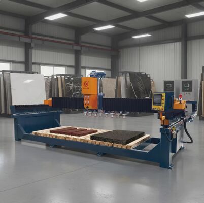 Otomatik besleme ve endüstriyel taş işleme için entegre akıllı kontrolü olan yüksek hassasiyetli taş cilalayıcı