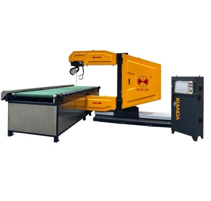 Taş kesimi için PLC kontrolü ile dikey CNC Tel Çakma Makinesi, 4m3/H Su Tüketimi, 20-50m Tel Uzunluğu