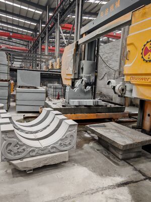 3000x2000x1500mm maksimum işleme boyutu için dört spindle bağlantılı CNC elmas tel testere makinesi, CE ve ISO9001 sertifikalı