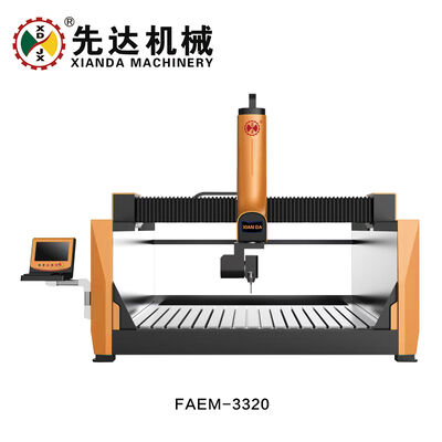 FAEM-3320 Beş Eksenli Mermer Granit Heykel Oyma CNC Makinesi