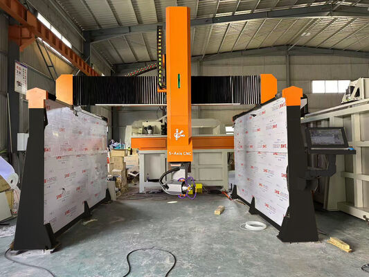 FAEM-3320 Beş Eksenli Mermer Granit Heykel Oyma CNC Makinesi