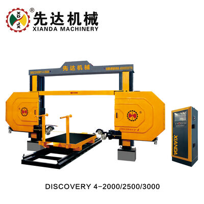 Xianda markası CNC Elmas Tel Çakma Makinesi 3000x2000x1500mm Taş Kesme ve 1600mm Tekerlek Çaprazlığı için Dört Spindle Bağlantısı