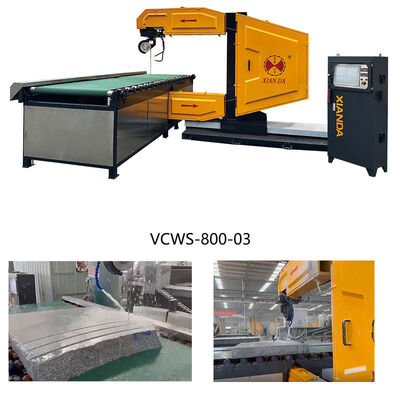 3D Taş Profilleme ve Blok Kesim için Dikey CNC Elmas Tel Testere Makinesi