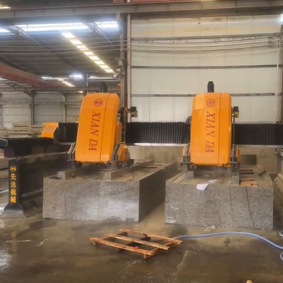 3 Eksen CNC Lineer Kesim ve Freze Makinesi Yüksek Hassasiyetli Taş ve Bordür Profilleme Makinesi