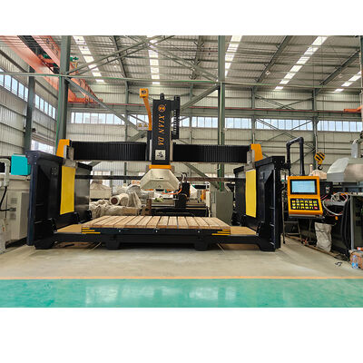 5 Eksenli CNC Köprü Kesme Makinesi 900 Yüksek Hassasiyetli Granit Mermer Testereyi 360° Dönüşüyle Aktarın