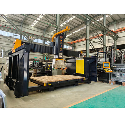 5 Eksenli CNC Köprü Kesme Makinesi 900 Yüksek Hassasiyetli Granit Mermer Testereyi 360° Dönüşüyle Aktarın