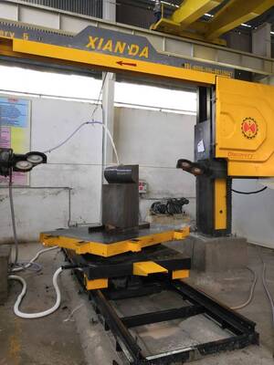 Mermer granit 3D şekiller için 5 eksen CNC elmas tel testere makinesi