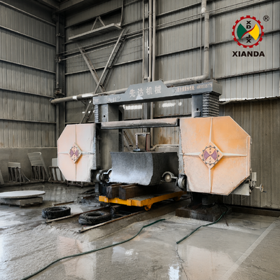 Mezar Taşı İçin Yüksek Kesme Hassasiyetine Sahip CNC Profilleme Elmas Tel Testere Makinesi