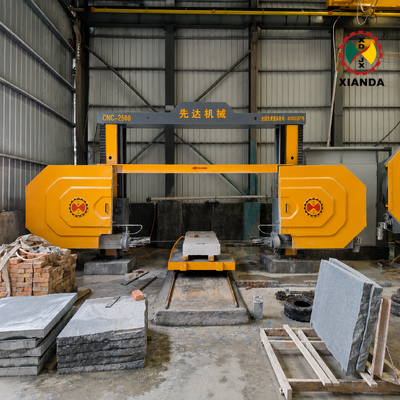 Taş Granit Mermer Elmas Tel Testere Makinesi CNC Kontrol Sistemi Ağır Görevli