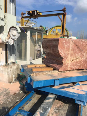 Granit ve Mermer Kesimi İçin 2600 × 3000 × 1500 mm İşleme Boyutlu 5 Eksen CNC Elmas Tel Testere Makinesi