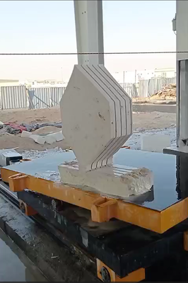 Hassas Taş Kesimi İçin 360° Servo Tahrikli Çalışma Masası ve 20-40 M/S Kesme Hızına Sahip Discovery 4 CNC Elmas Tel Testere Makinesi