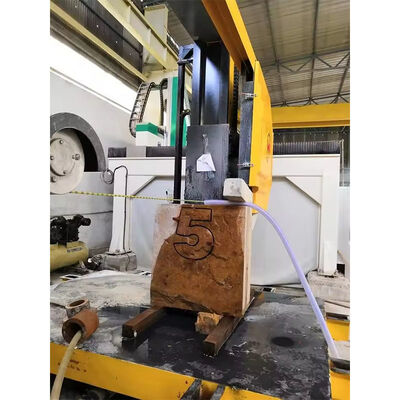 Karmaşık Taş Profilleme ve 3D Oyma için Yüksek Hassasiyetli 5 Eksenli CNC Elmas Tel Testere Makinesi