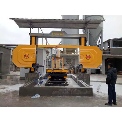 Granit Mermer Blok Kesme ve Şekillendirme için Otomatik 5 Eksenli CNC Elmas Tel Testere Makinesi