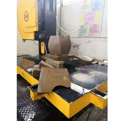 Granit Mermer Blok Kesme ve Şekillendirme için Otomatik 5 Eksenli CNC Elmas Tel Testere Makinesi
