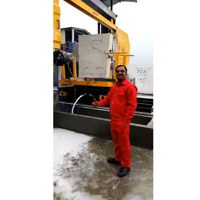 Granit Mermer Blok Kesme ve Şekillendirme için Otomatik 5 Eksenli CNC Elmas Tel Testere Makinesi
