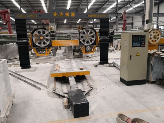 5 Eksenli CNC Elmas Tel Testere Makinesi 2600 * 3000 * 1500 Taş İşleme için 11kw Ana Motoru ile