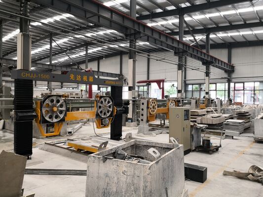 5 Eksenli CNC Elmas Tel Testere Makinesi 2600 * 3000 * 1500 Taş İşleme için 11kw Ana Motoru ile