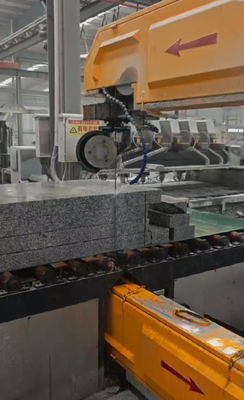 Granit ve mermer işleme için otomatik dikey CNC elmas tel testere makinesi