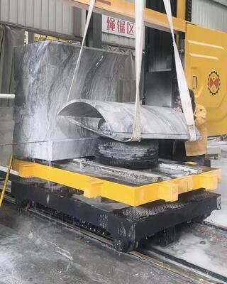 4-Axis CNC Diamond Wire Saw Machine with 360° Servo-Rotary Table and 20-Ton Load Capacity for Stone Cutting