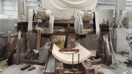 Yüksek verimlilikli Dört dilimli Kenar Kesme Makinesi Mermer Granit Sütun Plakası için