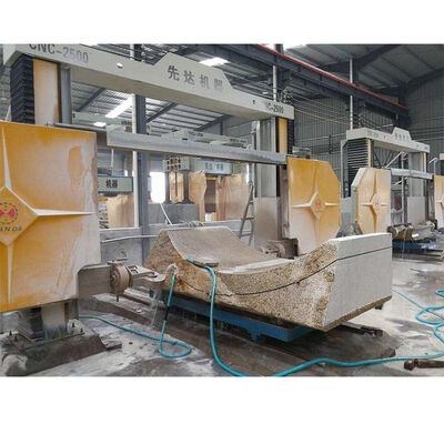 Büyük Taş Blok Profilleme ve Özel Şekilli Kesim için Ağır Hizmet CNC Elmas Tel Testere Makinesi