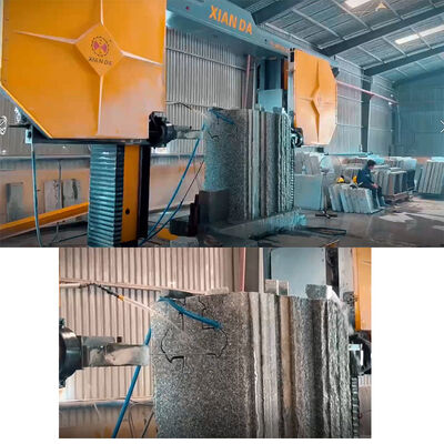 Mezar Taşı ve Anıt Özel Şekil Kontur Kesimi İçin CNC Elmas Tel Testere Makinesi