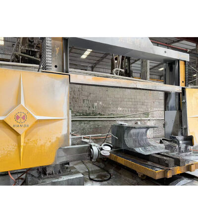 Taş Kesimi İçin Dört İğli Bağlantılı Yüksek Verimli CNC Kontrollü Elmas Tel Testere Makinesi