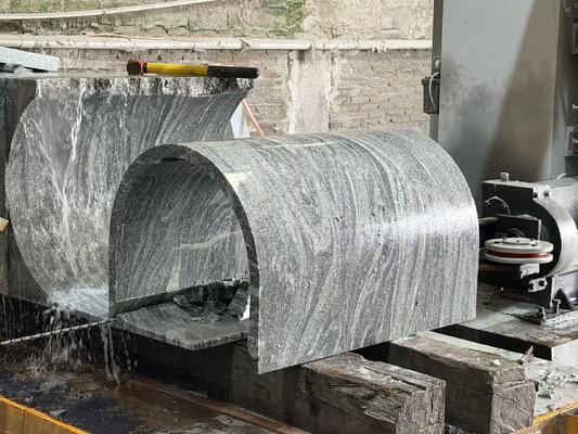 Taş Kesimi İçin Dört İğli Bağlantılı Yüksek Verimli CNC Kontrollü Elmas Tel Testere Makinesi