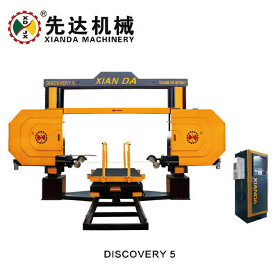 Xianda DISCOVERY 5 5 Eksenli 3 boyutlu taş profilleri heykel kesimi için CNC elmas tel testere makinesi