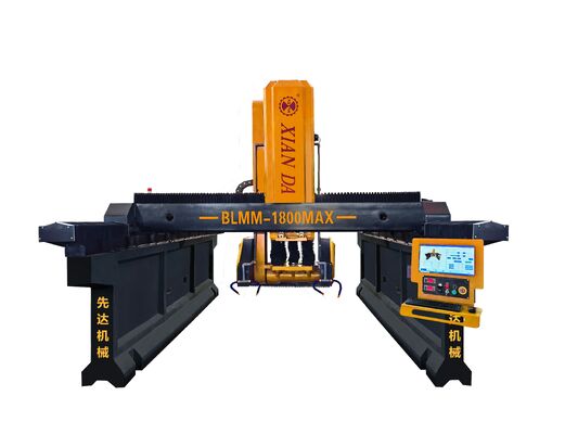 CNC köprü tipi mermer granit için doğrusal kesme ve freze makinesi