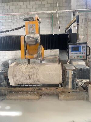 PLC/CNC Kontrolü İki Bilgisayarlı Mermer Granit için Baluster Kesme Makinesi