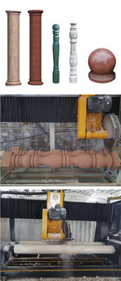 Mermer Granit İşleme İçin PLC/CNC Masif Sütun Dik Kesme Makinesi