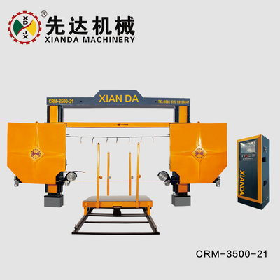 CRM‑3500‑21 / CRM‑3500‑22FW Taş Roma Sütunu Kavisli Plaka Kesimi İçin CNC 4 Eksenli Elmas Tel Kesme Makinesi